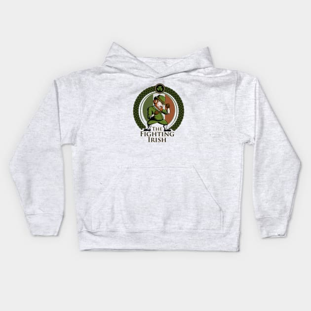 Fighting Irish Kids Hoodie by Illcesar